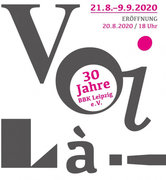 Ausstellungseinladung Voilà – 30 Jahre BBKL
