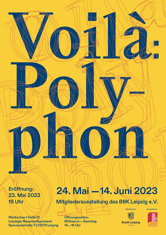 Polyphon – BBKL-Ausstellungseinladung 2023