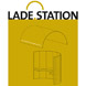 Wettbewerbsbeitrag Lade.Station, Projektlogo mit CAD-Zeichnung von Manuela Nahs, 2013
